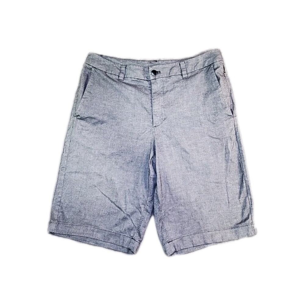 Lululemon Shorts Mens Size 32 Gray The Works Chino Athleisure C33-24 - Picture 1 of 9